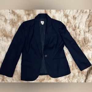 J.crew navy blazer size 2. Worn once.
